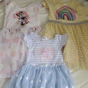 Disney Pink and Yellow Kids Dresses Set